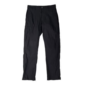 UnionBay Pants Mens 32 Black UB Tech Nylon Blend Lightweight Outdoor Hiking